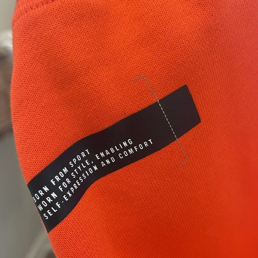 NWT Adidas Orange Hoodie Size S - Picture 5 of 5
